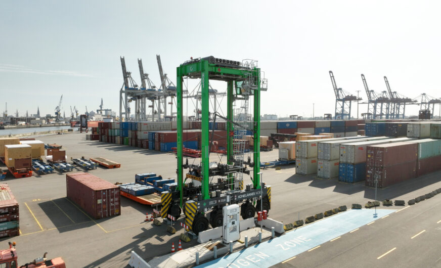 Erster Wasserstoff-Van-Carrier am Container Terminal Tollerort