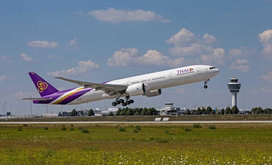 35 Jahre Thai Airways am Flughafen München