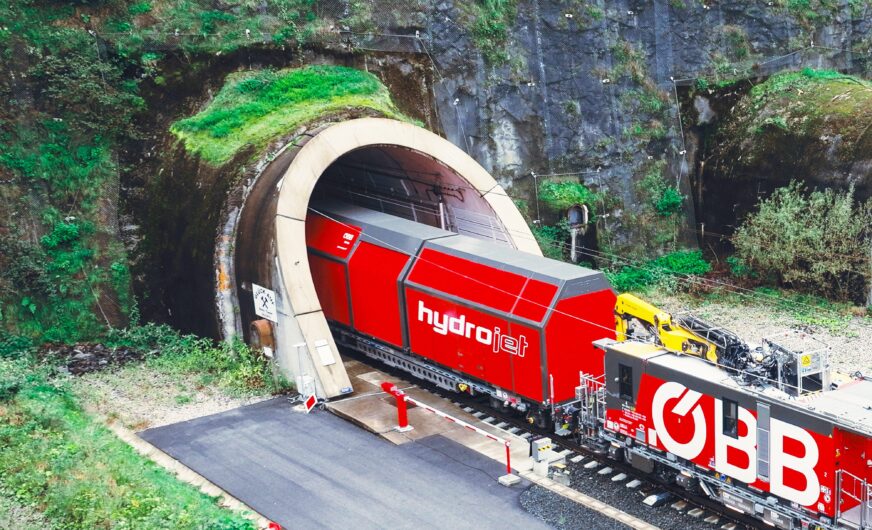 ÖBB revolutionieren die Bahntunnelreinigung