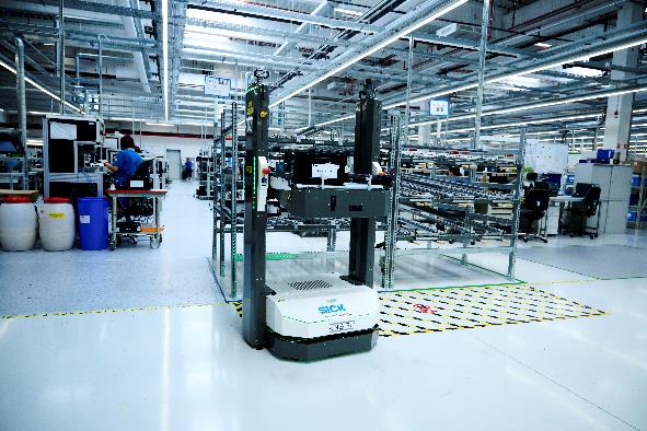 Sick automatisiert die Produktionsversorgung