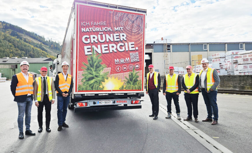Transportlogistik bei Mayr-Melnhof Holz wird grüner
