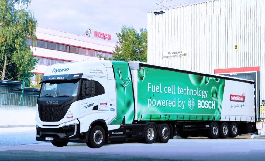 Bosch: Erster Wasserstoff-Truck im Werksverkehr