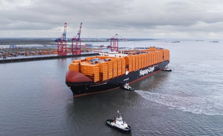 Jade Weser Port ist ein zentraler HUB für Hapag-Lloyd