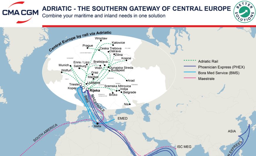 CMA CGM Group forciert die Schiene in Mitteleuropa