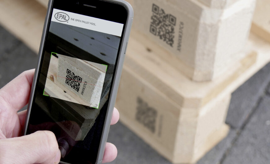 Schon 4 Millionen Stück EPAL Europaletten mit QR-Code