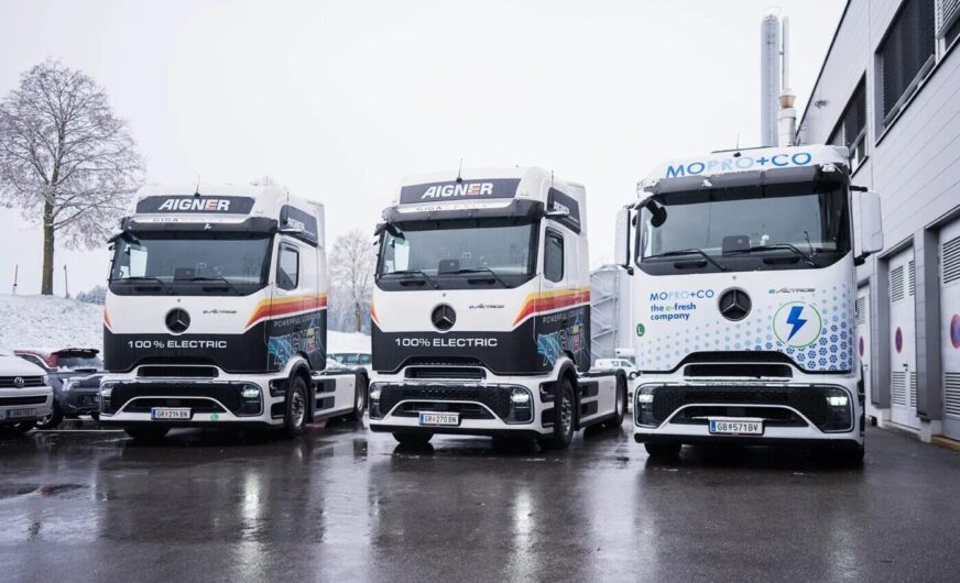 42 Mercedes-Benz eActros 600 für Lidl Österreich