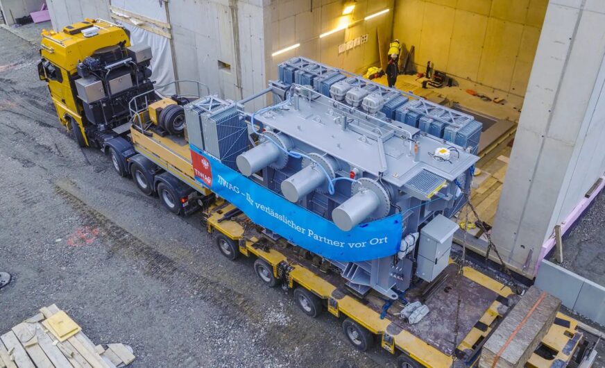 Trafo-Schwergewicht für das Krafthaus Tauernbach-Gruben