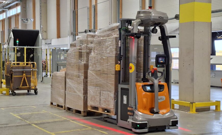 Post: Erste autonome Transporte im Post-Logistikzentrum Wien 