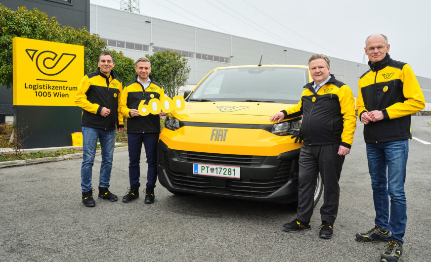 Schon 6.000 E-Fahrzeuge bei der Österreichischen Post