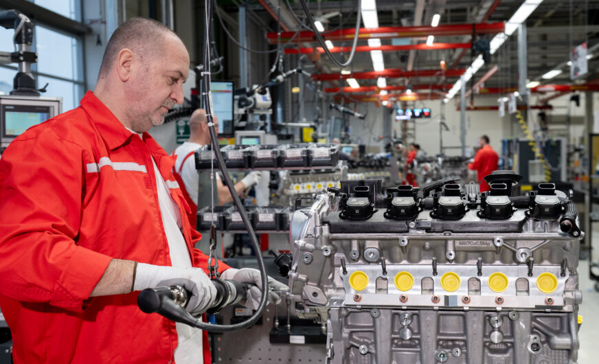 Audi Hungaria: Schon 165.000 Fünfzylinder-Motoren