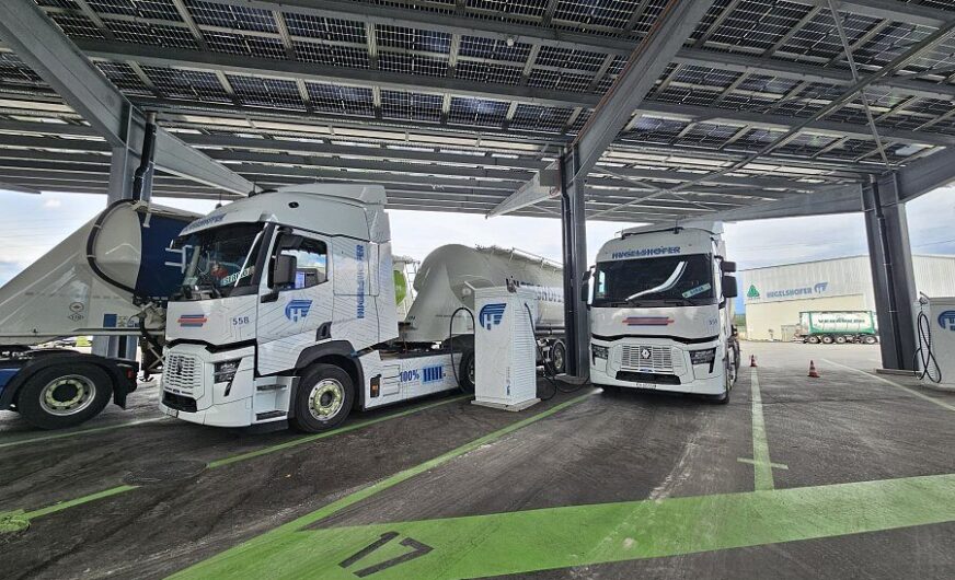 Hugelshofer Logistik: E-Lkw als industrielle Arbeitsmittel