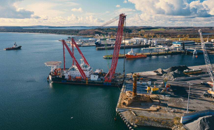 Anspruchsvolles Logistikprojekt in der deutschen Ostsee