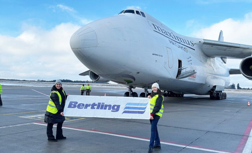 Bertling: 20 Tonnen Luftfracht nach Kasachstan