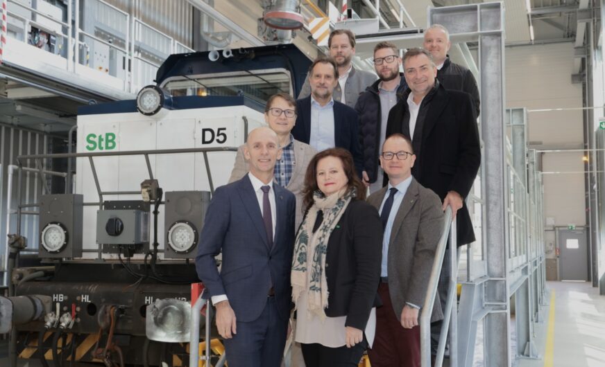 Erweiterte Fahrzeugwerkstätte am Cargo Terminal Graz