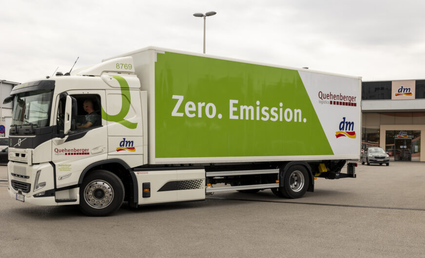 Jetzt „grüne Logistik“ zu den Wiener dm Filialen