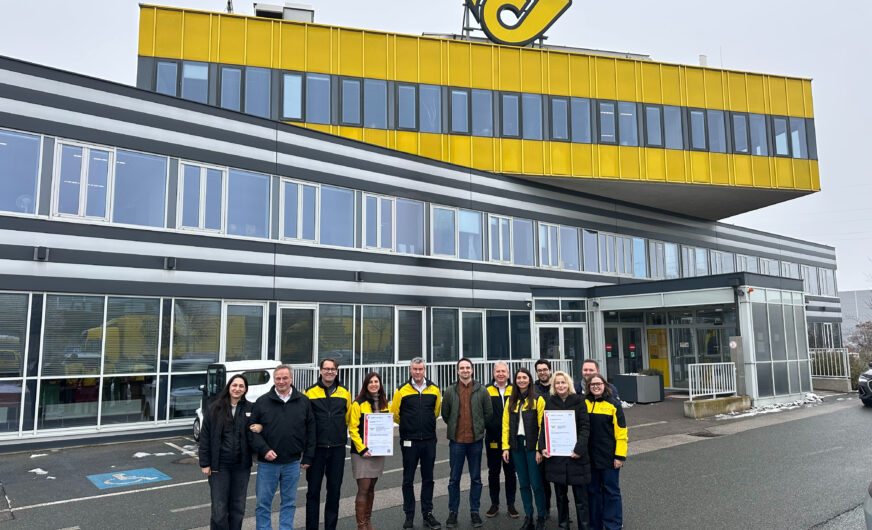 ISO 45001 Zertifizierung für das Post-Logistikzentrum Wien