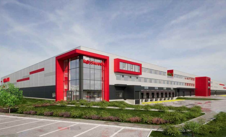 Neues Logistikzentrum für Rossmann bei Prag