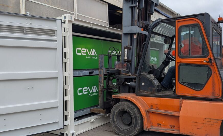 Ceva startet Seefracht-Retouren für E-Auto-Batterien