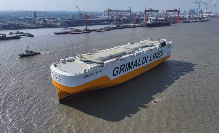 Autotransporter „Grande Seoul“ verstärkt Grimaldi-Flotte