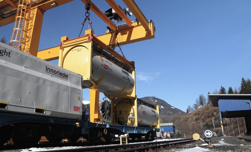 Innofreight: CemTainer für den Bau des Brenner Basistunnels