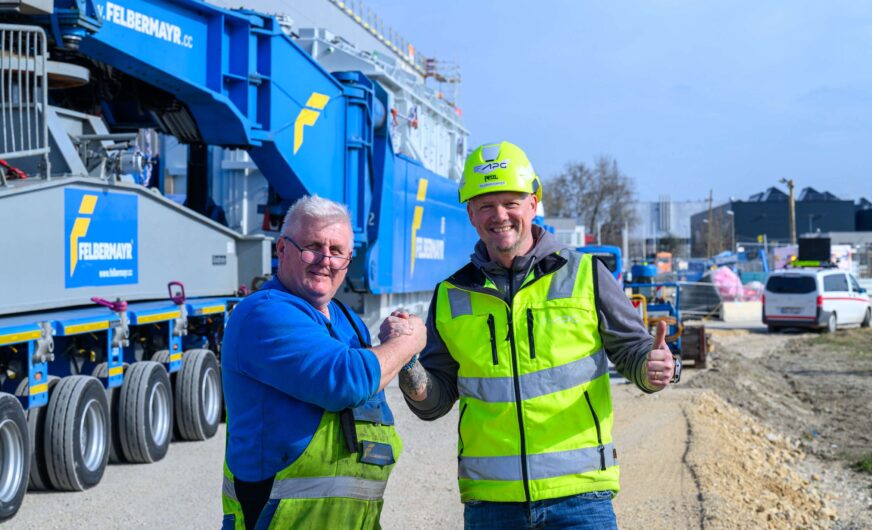 Präzise Logistik für 272 Tonnen schweren Transformator