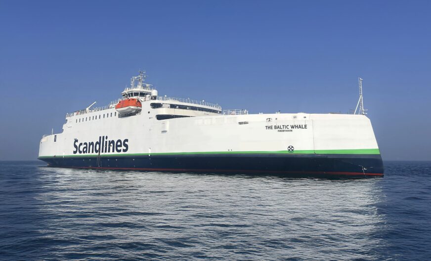 Scandlines: Premierenfahrt für „The Baltic Whale“