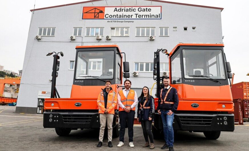 Kroatien: Europa-Premiere für BYD-Terminalzugmaschinen