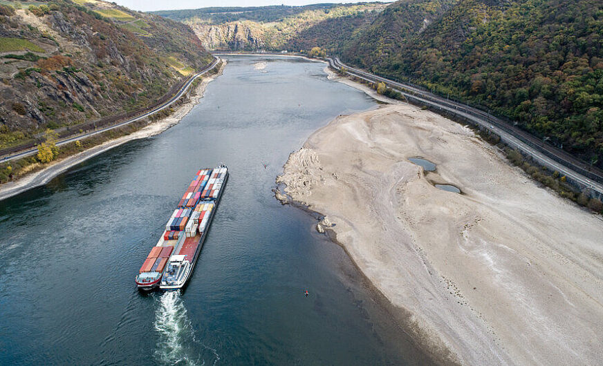 Cargo-Flaute auf deutschen Wasserstraßen