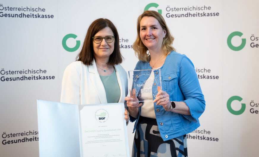 Dachser Austria: Gütesiegel für Gesundheitsstrategie