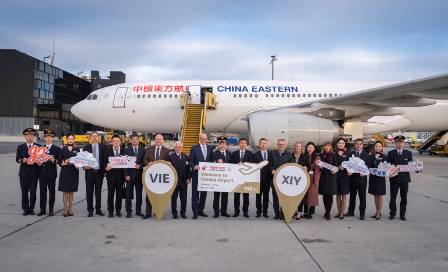 China Eastern Airlines landet erstmals in Wien
