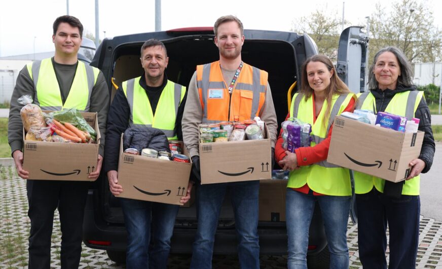 Amazon verdoppelt karitative Logistik in Wien