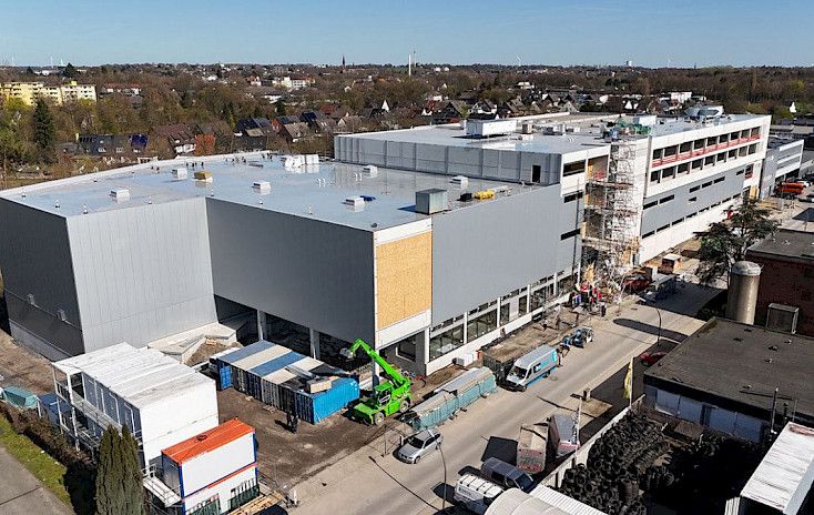 Haberkorn: Rohbau für neues Logistikzentrum steht