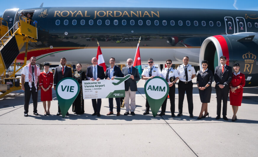Royal Jordanian Airlines fliegt wieder nach Wien