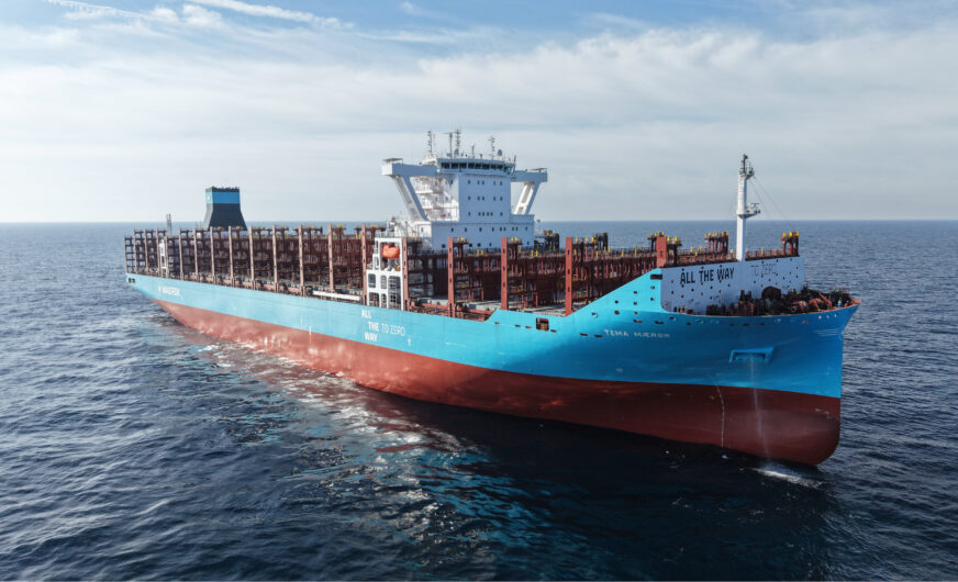 Containerschiff „Tema Maersk“ sticht erstmals in See