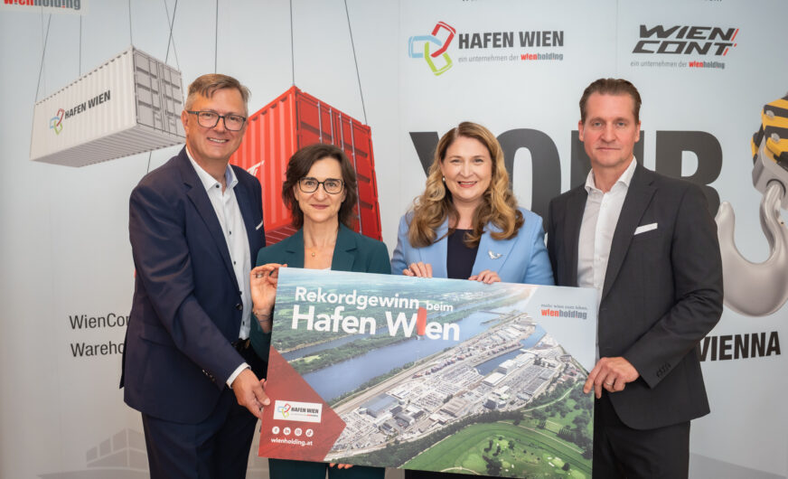 Geschäftlich verspürt der Hafen Wien Oberwasser