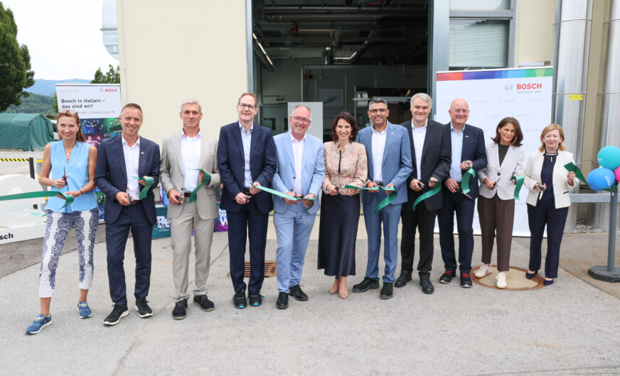 Neue Methanol-Infrastruktur bei Bosch in Hallein