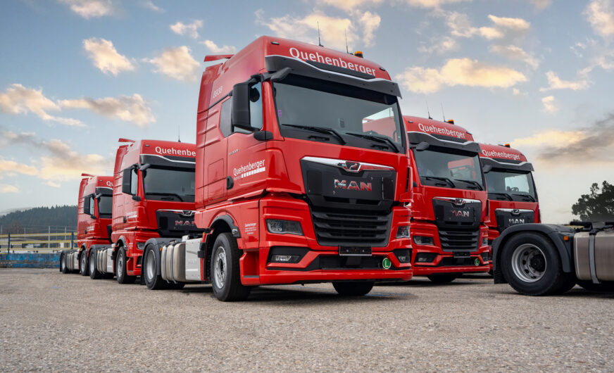 350 neue MAN-Lkw für Quehenberger und die Geis Gruppe