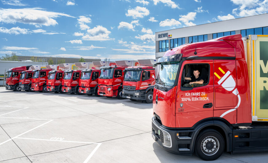 Rewe Group Österreich setzt ihre Lkw-Flotte unter Strom