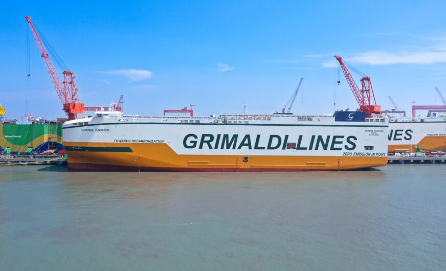 Grimaldi: „Grande Pacifico” ist startklar zur Premierenfahrt