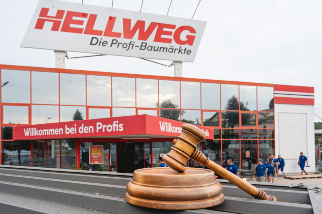 Die steirischen Hellweg-Filialen Raaba bei Graz und Frstenfeld kommen unter den Hammer