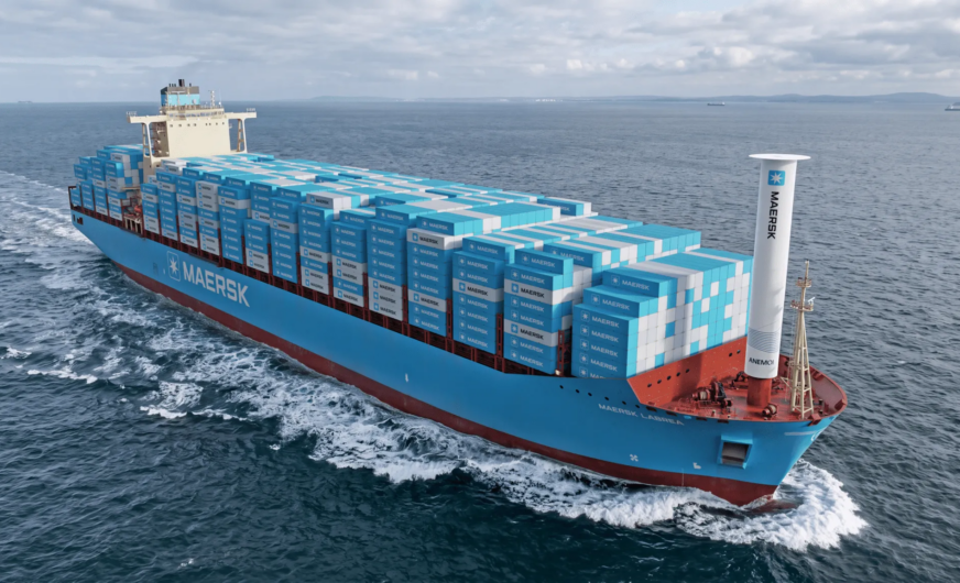 Maersk startet Pionierprojekt in der Containerschifffahrt