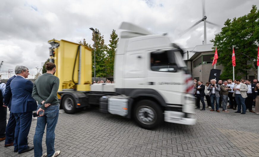 Hafen Antwerpen auf neuen Wegen beim Containertrucking