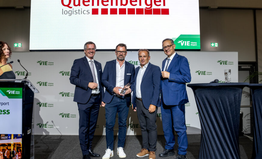 Vienna Airport Business Award für Quehenberger Air + Ocean