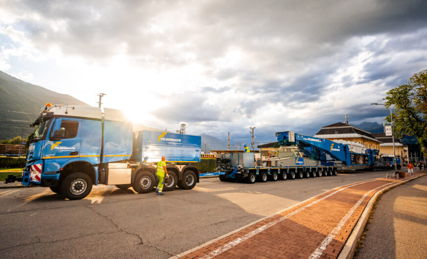 Mega-Schwertransport für Austrian Power Grid