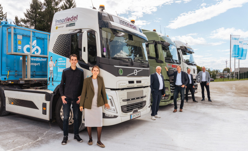 Für Knauf setzt Innofreight die Logistik unter Strom