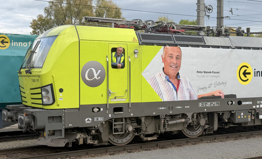 Peter Wanek-Pusset rockt die Bahnlogistik