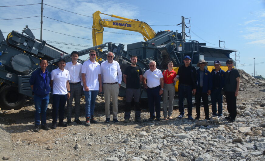 Rubble Master: Brechen statt Schleppen auf Thailands Baustellen