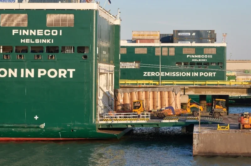 Finnlines: „Green Lane“-Service für Stora Enso